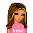 Pixel art contact sheet showing multiple frames of a doll-like character with pink text elements and repeated name "alison" in various positions.