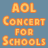 A pixelated buddy icon featuring text and a silhouette of a musician playing an instrument on a blue background with gray transparency.