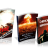 A static pixelated image shows a fiery explosion with orange and red hues against a dark background, partially obscured by a white rectangular shape on the left.
