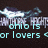 Pixelated image with light blue text on dark background, featuring partial phrase 'ohio is for lovers' and abstract white shape above.