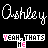 Animated sequence of 'Oshley' text above 'YEAH, THATS HE' with changing letter colors
