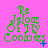 Green pixelated text reading "Be Jealous of My Coolness" on a pink background with blue plus signs, animated to shift position across frames.