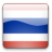 Static icon displays horizontal stripes of red, white, blue, and white with a rounded border and subtle gradient effect.