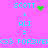 Pixelated cyan text and green symbols on a bright pink background, showing two variations of a formula with 'SCOTT' and 'ALI' names and changing green symbols.