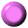 Two circular pixelated icons with gradient purple hues, one darker pink-purple on left, lighter lavender-pink on right.