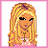 Pixel art contact sheet showing a blonde female character in three frames with text "Sweet N Single" on the right, featuring outfit details and pose variations.