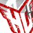 Red background with pixelated text reading 'I Am A HO. Give Me A Call.' alongside a blurred red and white abstract shape.