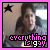 A 2x2 contact sheet of three animated frames showing a person in different poses with the text "everything is gay" overlaid, each frame bordered by distinct colors and featuring a black star symbol in the top-left corner.