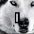 Black-and-white pixelated image split into four quadrants showing a dog's face, a panda's face, and text elements.