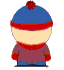 Six pixelated cartoon character poses on gray background: blue-red hat, maroon jacket, red gloves; expressions include neutral, worried, and green vomit.