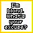 24 pixel-art with yellow borders, each displaying the text "I'm blond. What's your excuse?" with varying highlighted words