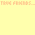 A static image with a pale yellow background displaying repeated text and star symbols in pink