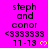 A static digital image displays text and symbols on a bright pink background with no visible animation changes.