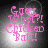 Pixelated pink text reads 'Gee Whiz! Chicken Butt!' on a dark background with shifting light effects.
