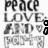A black-and-white animated icon displays repeated text and symbols with a small pixelated animation change in the lower-right corner.