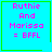 Four identical cyan squares with green borders display pink text reading "Ruthie And Marissa = BFFL"; two contain small pixelated symbols in the bottom-right corner.