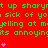 Red background with green text repeating 'sharyt up sick of you yelling at me its annoying' and pink heart symbols scattered throughout the image.