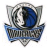 Animated contact sheet of Dallas Mavericks logo and text frames with blue/white color scheme on white background