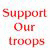A 50x50 pixel animated buddy icon featuring a split composition with red text on the top half and a photographic portrait of George W. Bush on the bottom half, displayed as part of a contact sheet.