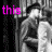 A black-and-white animated sequence shows a figure in a hat and coat holding a child, with pink text reading 'this must be what they call love' appearing across frames.