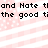 Pixelated text on a pink and white striped background with white dots, showing repeated phrases in black block letters.