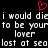 A static pixel art image with white text on a black background, featuring repeated phrases and a red heart symbol above the text.