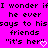 Pixelated text on bright pink background with repeated phrases and heart symbols, static image.