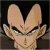 Pixelated close-up of a character's face with large ears, narrowed eyes, and a neutral mouth against dark background.