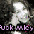 six pixelated images showing a woman with long dark hair in various poses and text overlays including "Fuck Miley," "Im the Future," and "Mrs. Jonas!"