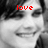A black-and-white image of a person with red text overlays reading 'love', 'this', and 'man <3' across different sections.