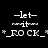 Pixelated text reads "-let-" above "rockit" with asterisks on a black, white, and gray background.