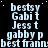 A static digital image displays repeated text in light blue on a black background with white speckles, arranged in and
