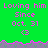 Green background with pink text reading 'Loving him Since Oct. 31' and a heart symbol, repeated in two above a purple wave-like border