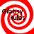 Red and white spiral pattern with 'Gibbsy Rules' text in black, displayed across four identical quadrants.