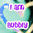 Animated sequence of six text-based icons with heart-shaped background, each displaying different phrases in varying colors and fonts.