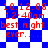 Red text on blue-and-white checkered background with repeated date and time stamps and partial phrases.