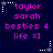 Pixelated text and star icons on dark blue background with repeated patterns of names and phrases.