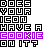 Pixelated text displays 'DOES YOUR ICON HAVE A COOKIE ON IT?' with purple highlighted letters in various positions