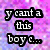 Pixelated text on a pink and purple gradient background with black outlines.