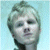 identical cartoon-style head portraits with light hair against a pale blue background, overlaid by progressively bolder 'Fan' text in the lower