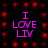 Four identical pink text-based icons arranged in a on black background with red pixelated patterns