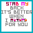 A 3x3 contact sheet of animated frames showing a pixel art icon with text "STAB MY BACK IT'S BETTER WHEN I BLEED FOR YOU" and changing heart symbols below the text.