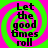 Four identical display black text on a green and pink spiral background with no visible animation changes