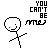 Pixelated stick figure with round head and X-shaped body, repeated in pattern with text above each figure