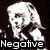 A black-and-white animated icon shows a person with light hair holding an object near their face, with text labels 'Negative' and 'Creep' appearing below.