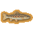 Pixelated fish icon with brown and orange markings on a light body, enclosed in a solid orange border against a gray background.
