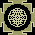 16 circular pixel art icons arranged in four and four , each with a distinct color scheme and patterned center