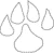 Five gray outlined teardrop shapes arranged in a loose cluster on a white background, each with a rounded top and pointed bottom.