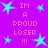 Pixelated text and star shapes on a solid purple background with no visible animation changes.