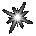12 small animated icons on gray background showing starburst, cross, and X shapes with varying brightness levels